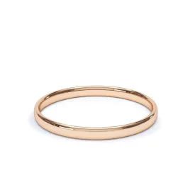 - Regular Court Profile Plain Wedding Ring 18k Rose Gold