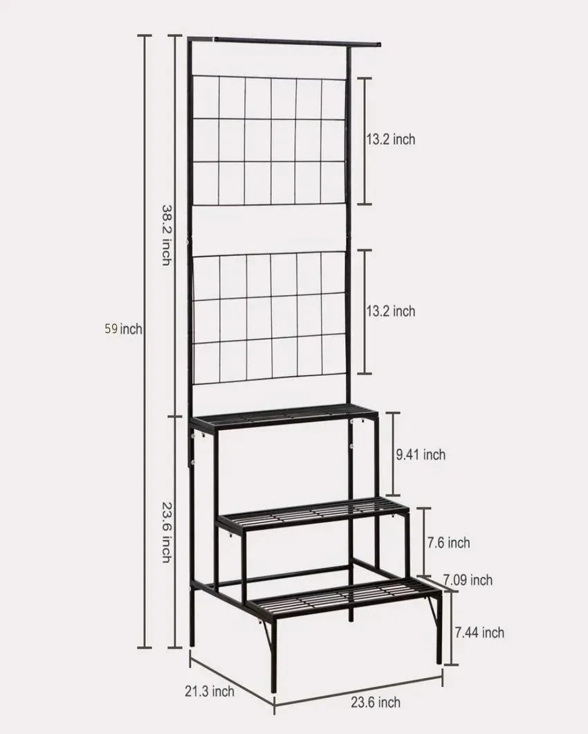 3 Tier Metal Plant Stand | Multiple Colors