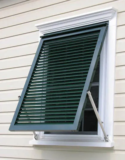 34" x 33" Non-Impact Bahama Shutter