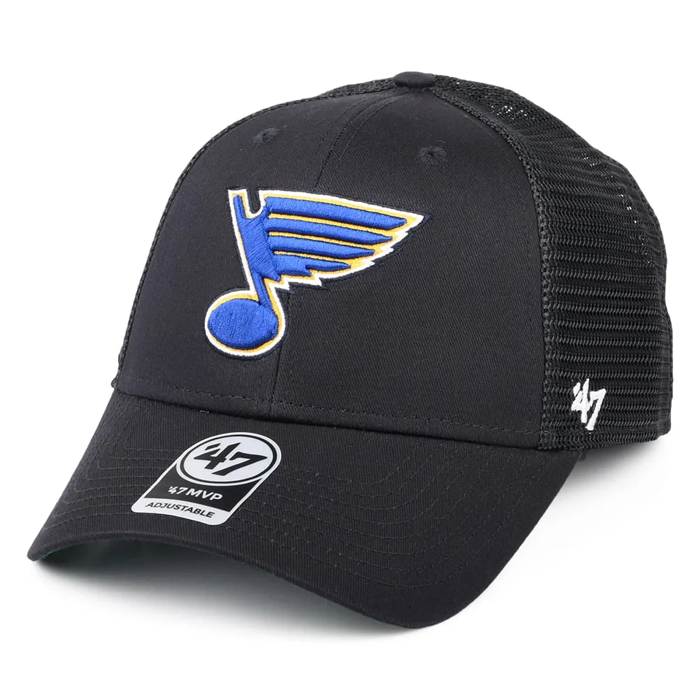 47 Brand St Louis Blues Trucker Cap - NHL Branson MVP - Navy Blue