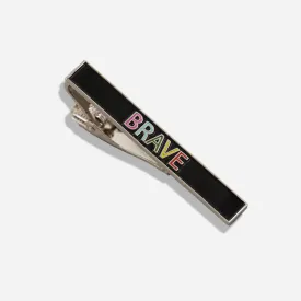 A Braver Chicago Logo Black Tie Bar