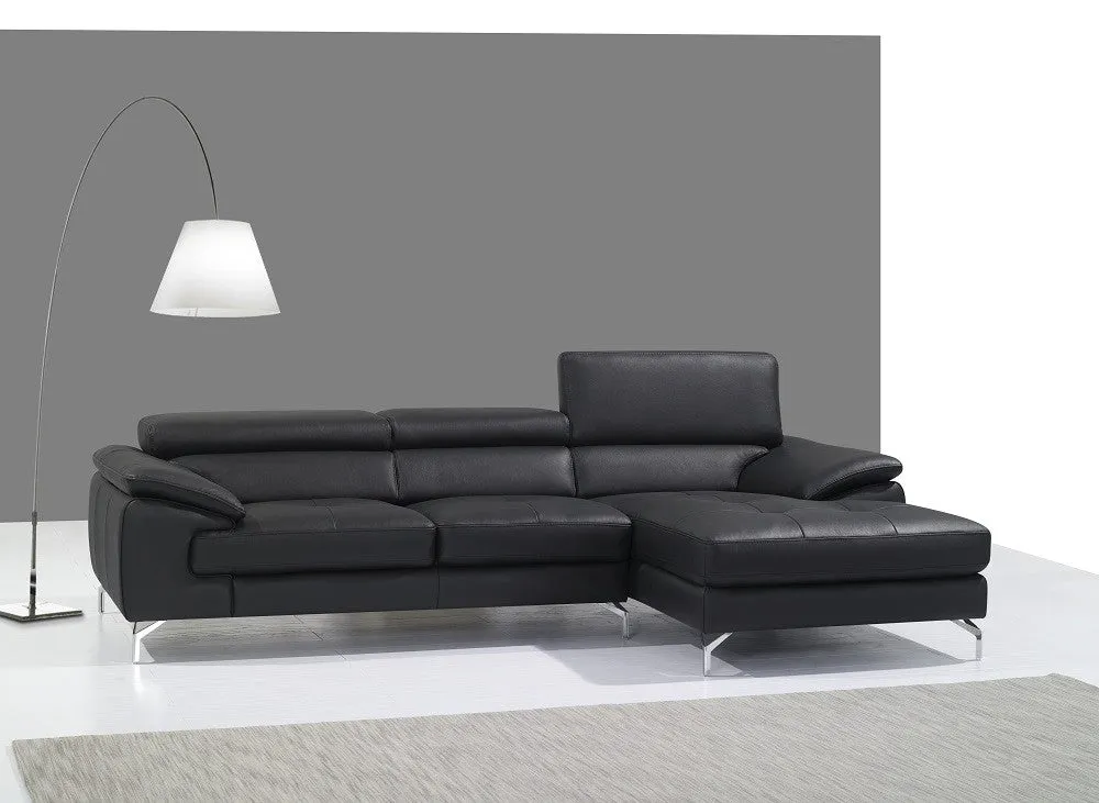 A973b Premium Leather Sectional Sofa