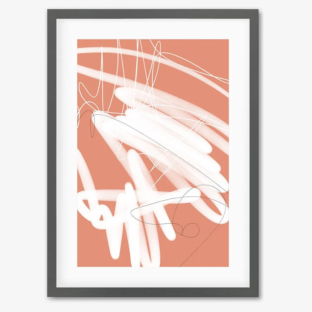 Abstract Sketch Framed Art