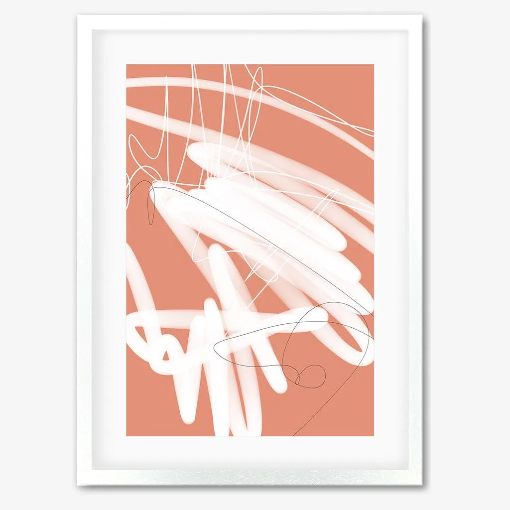 Abstract Sketch Framed Art