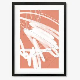 Abstract Sketch Framed Art