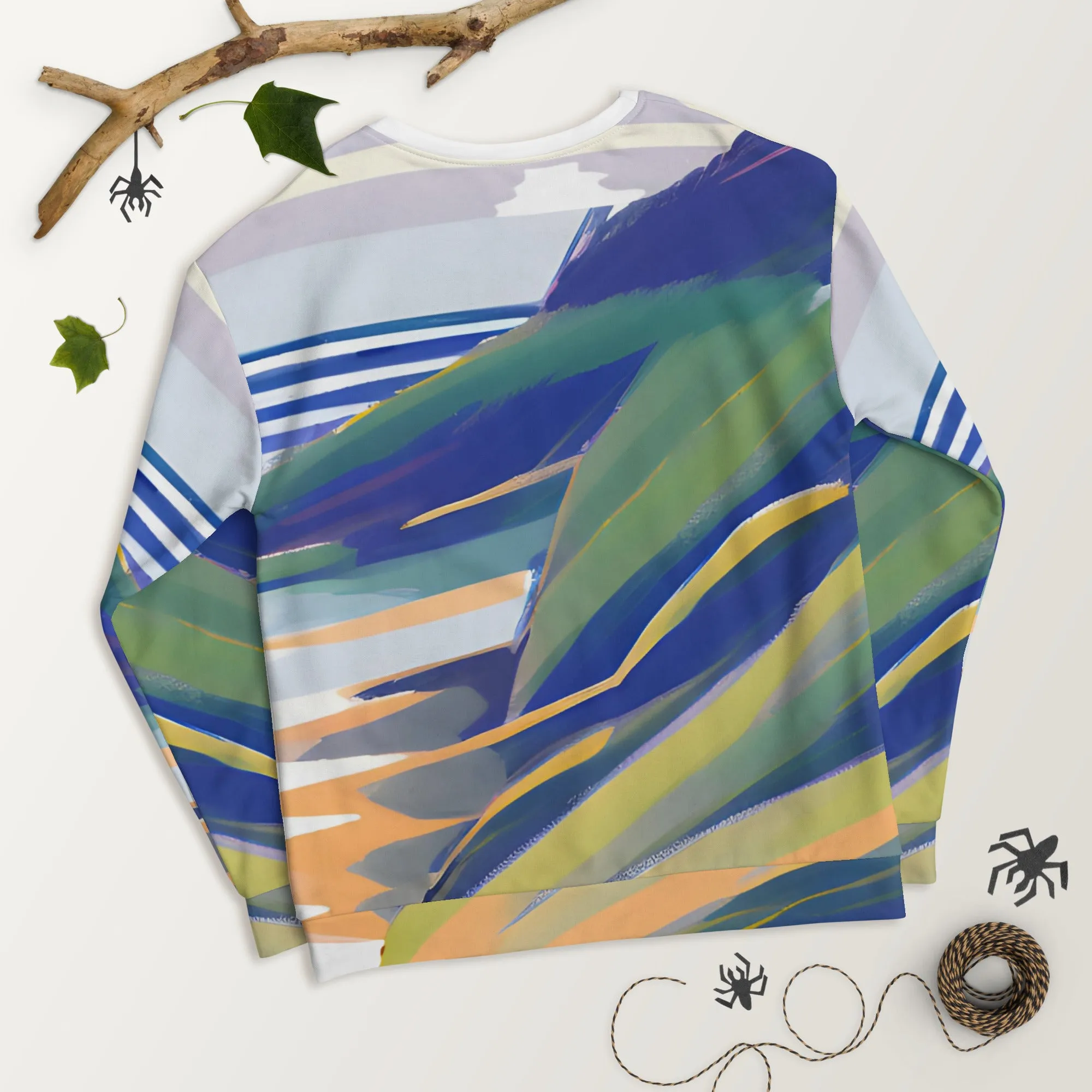 Abstract Stormy Sea Unisex Sweatshirt - Dive into Style and Comfort