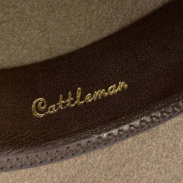 Akubra - Cattleman - Pure Fur Felt - Wide Brim Fedora - Bran