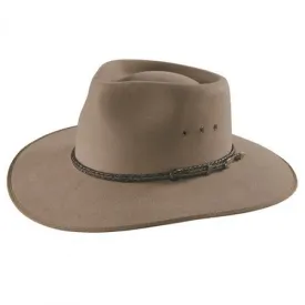 Akubra - Cattleman - Pure Fur Felt - Wide Brim Fedora - Bran