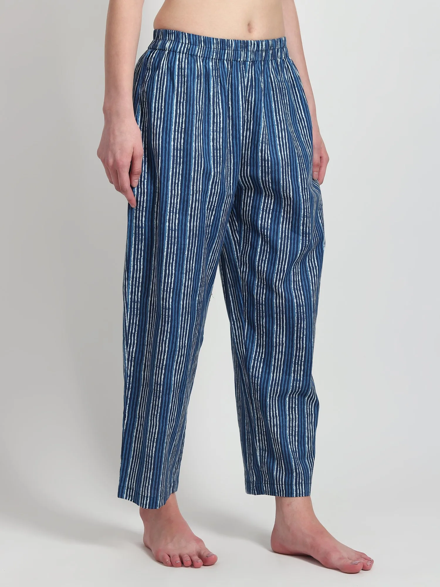 Alyce Block Printed Cotton pants