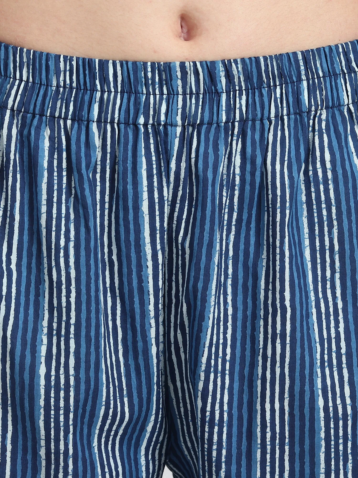 Alyce Block Printed Cotton pants