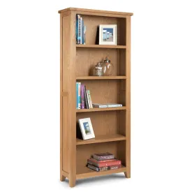 Astoria Solid Oak Tall Bookcase