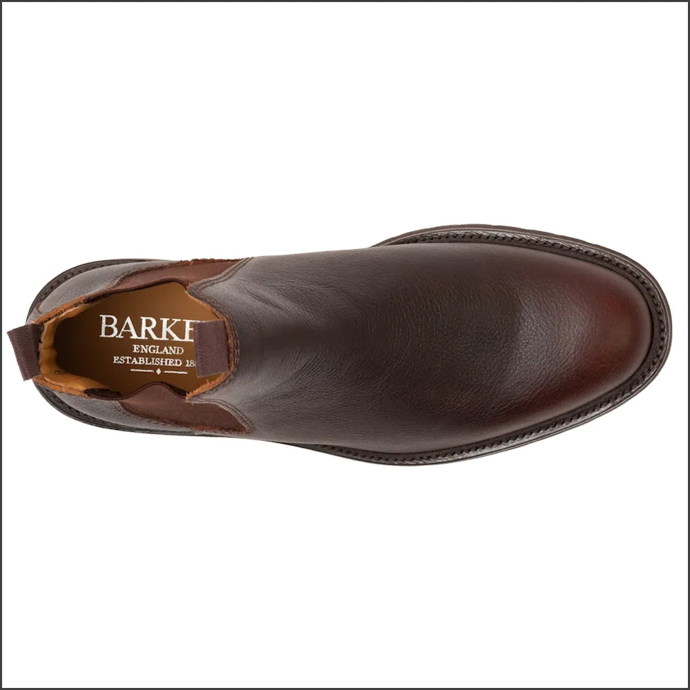 Barker Camborne - Brown Pull Up Grain Boot/