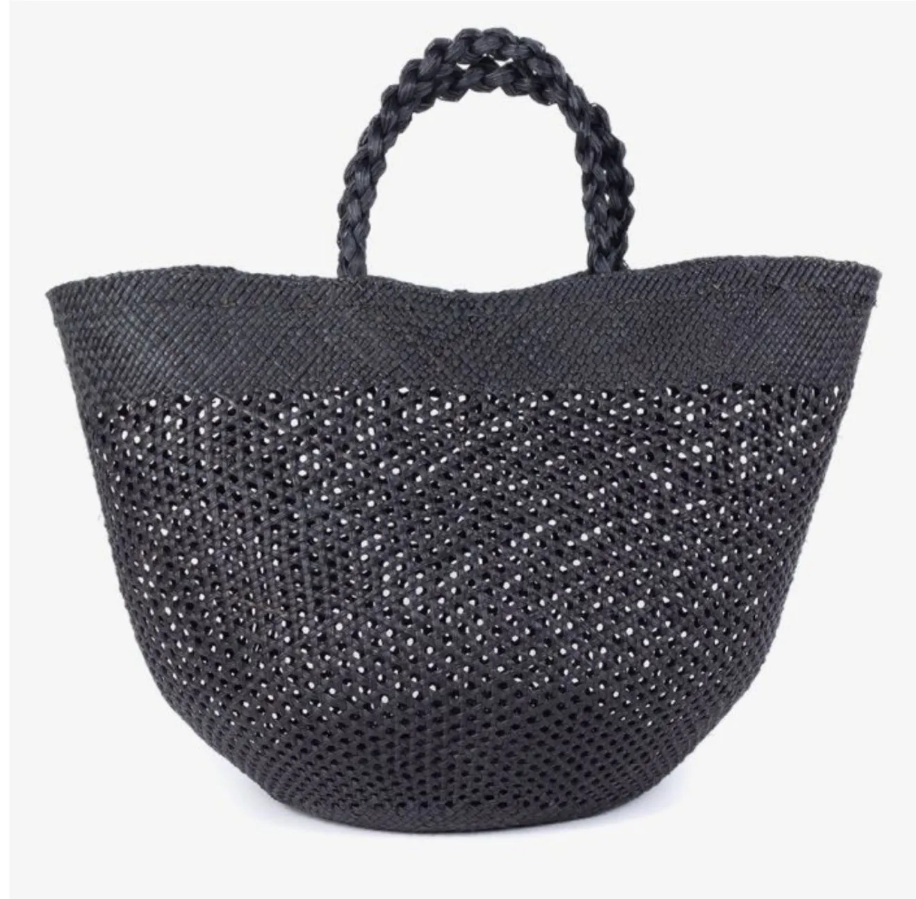 Big Atisanal Basket in Black