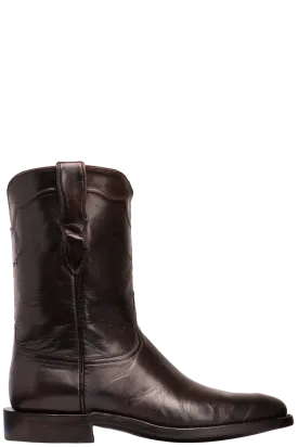 Black Jack Men's Brush Off Goat Roper Boots - Brown