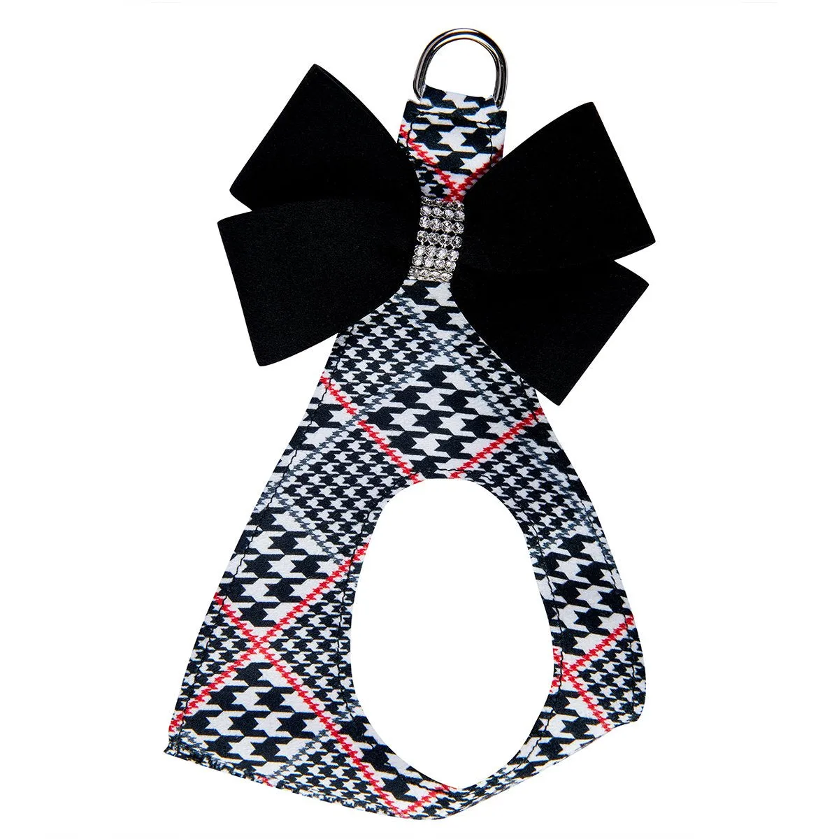 Black Nouveau Bow Step In Harness