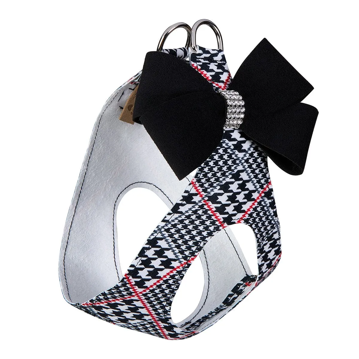 Black Nouveau Bow Step In Harness