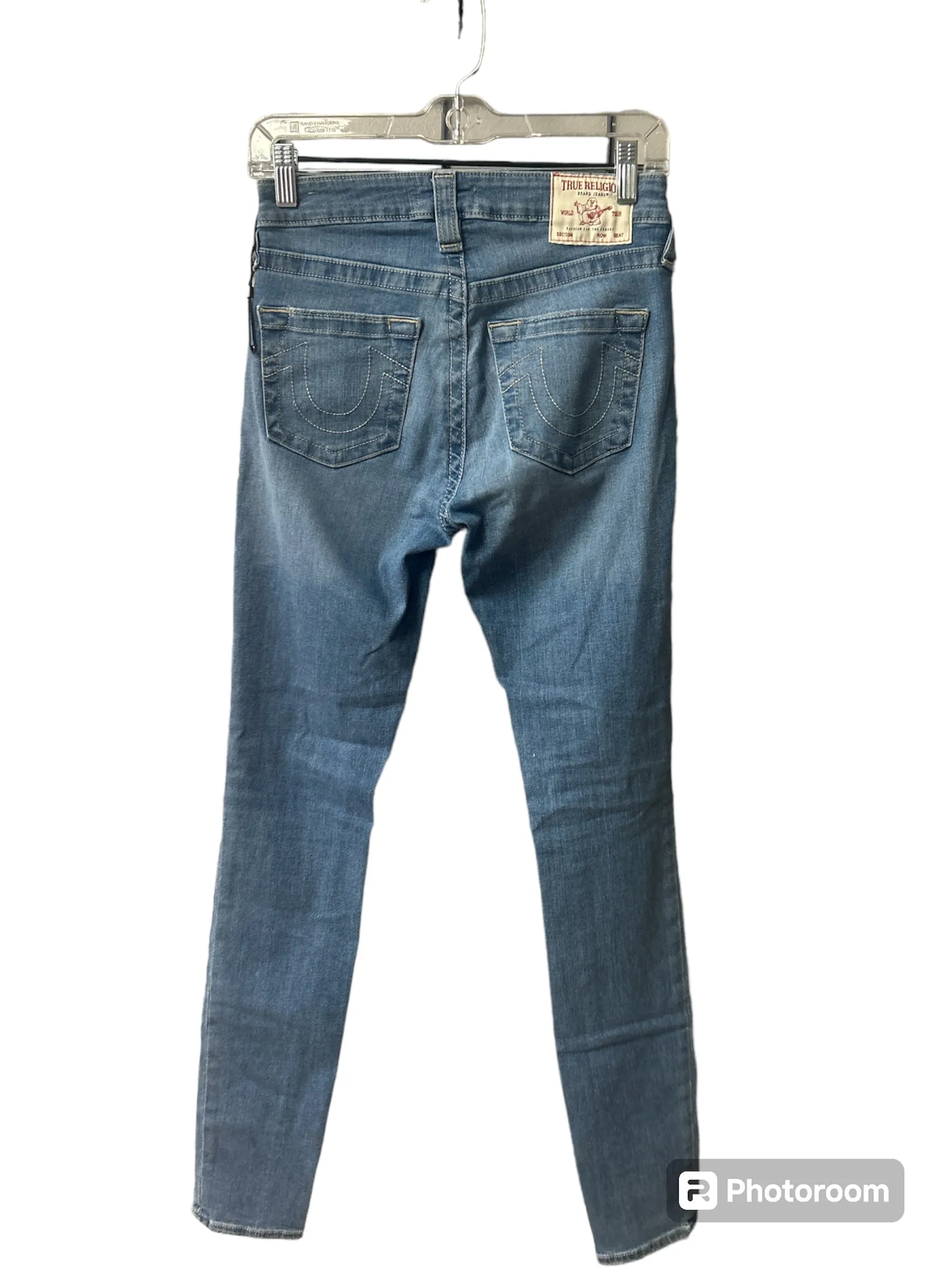 Blue Denim Jeans Skinny True Religion, Size 4