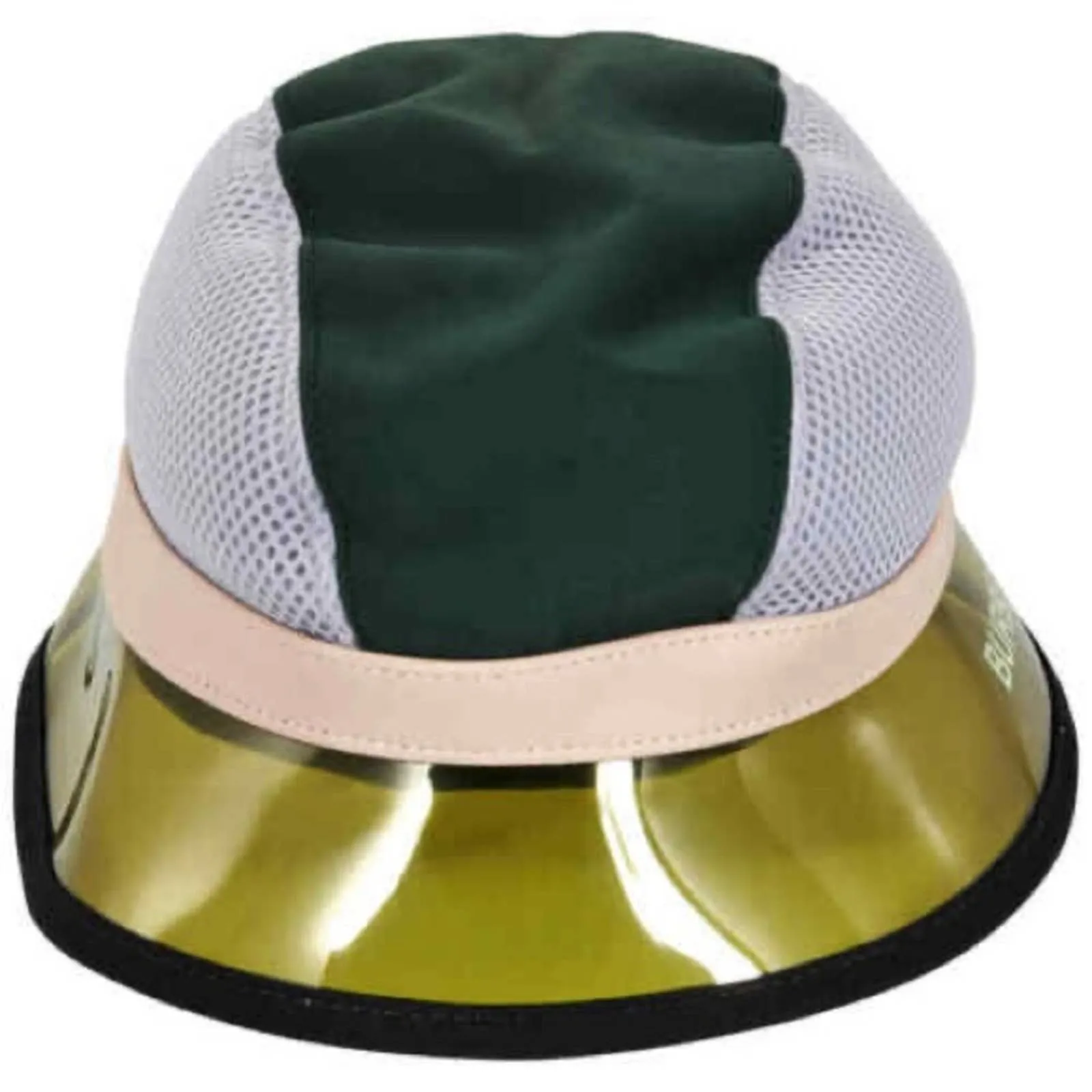 Burberry Small Multi-Color Bucket Hat, Black Trim, Pink, Dark Green, & Lilac