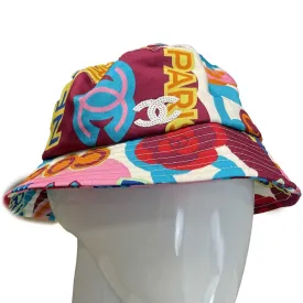 Chanel Street Style Wide-Brimmed Bucket 2023 Multi-Color Small Hat