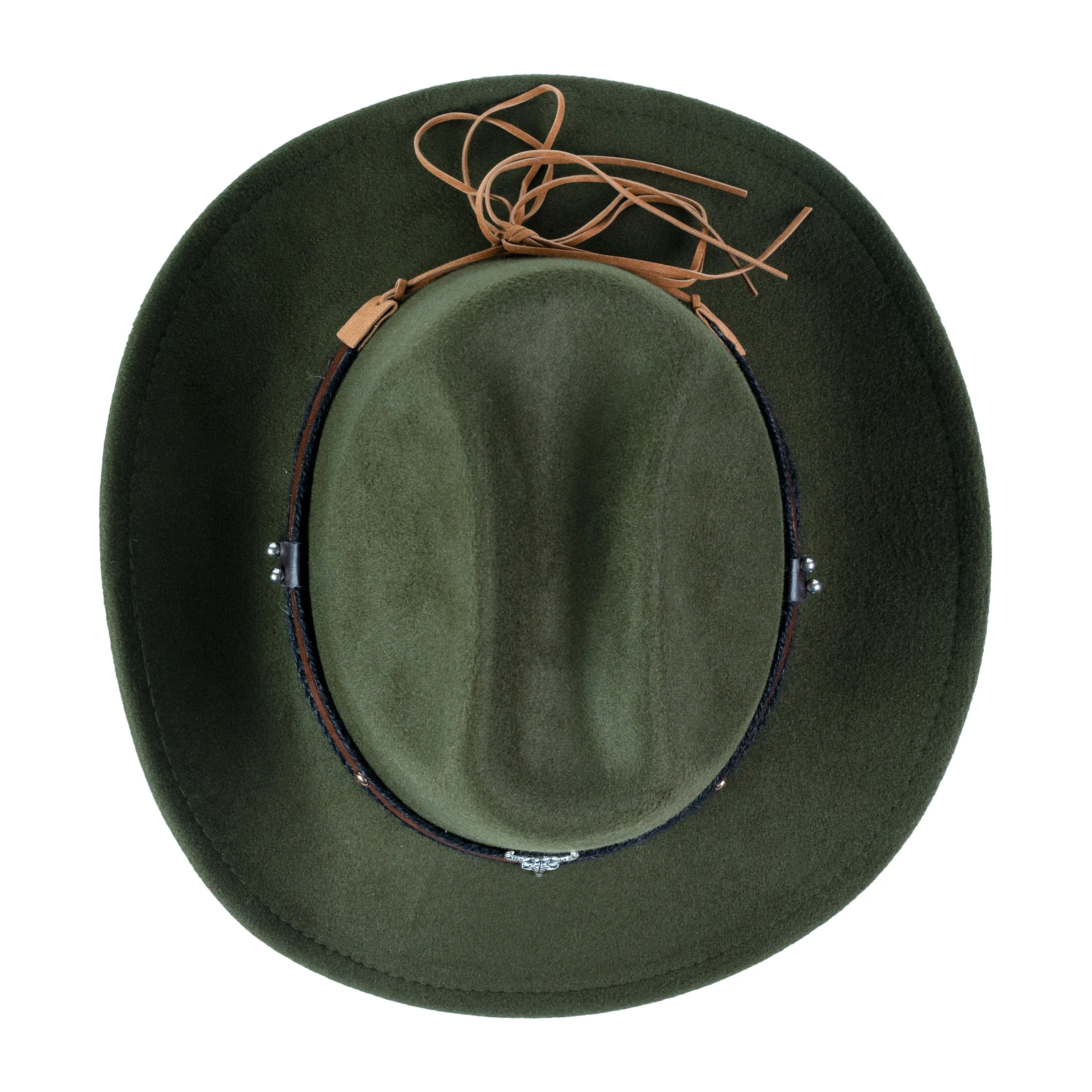 Chokore American Cowhead Cowboy Hat (Forest Green)