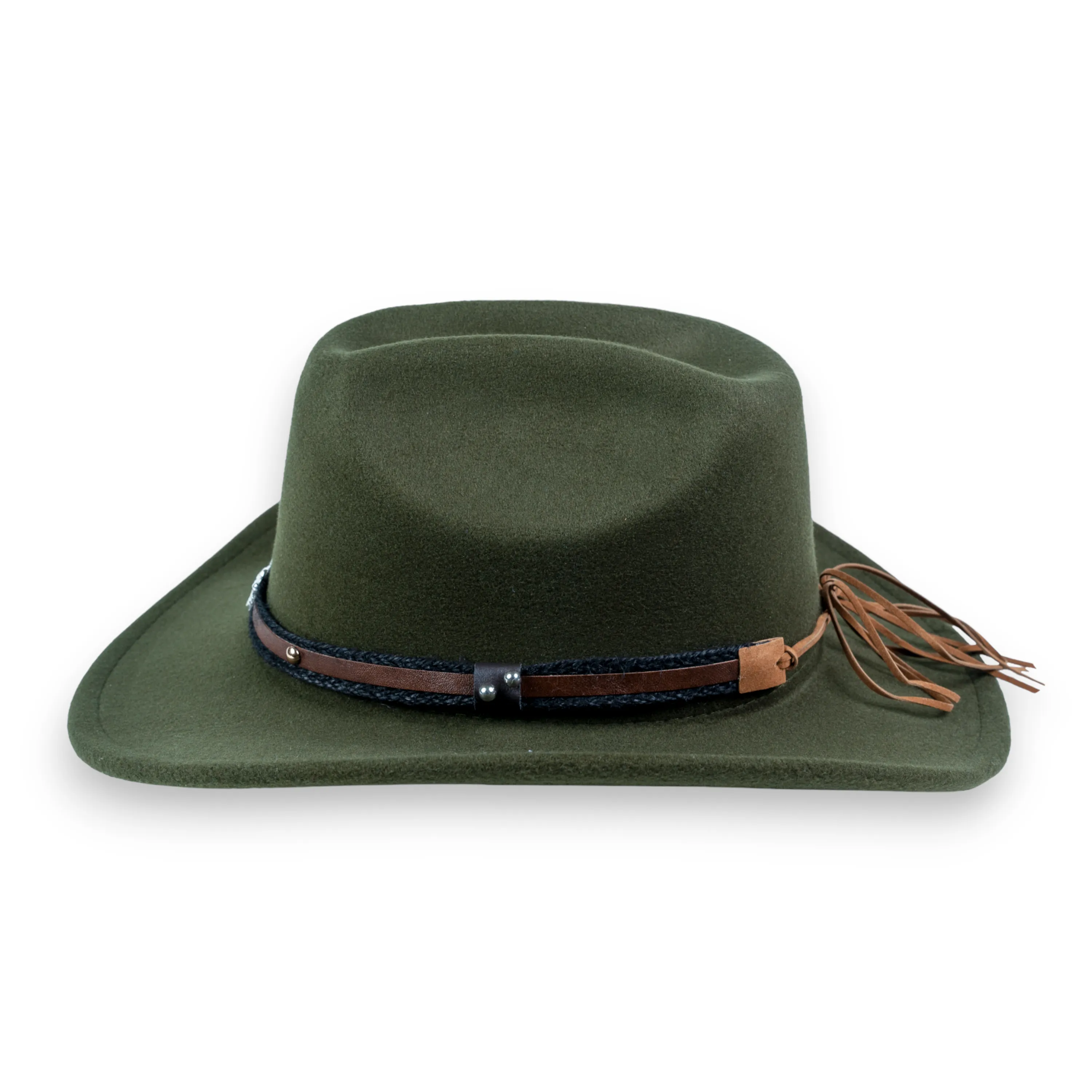 Chokore American Cowhead Cowboy Hat (Forest Green)