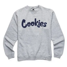 Cookies SF Men Original Mint Crewneck (Gray Navy)