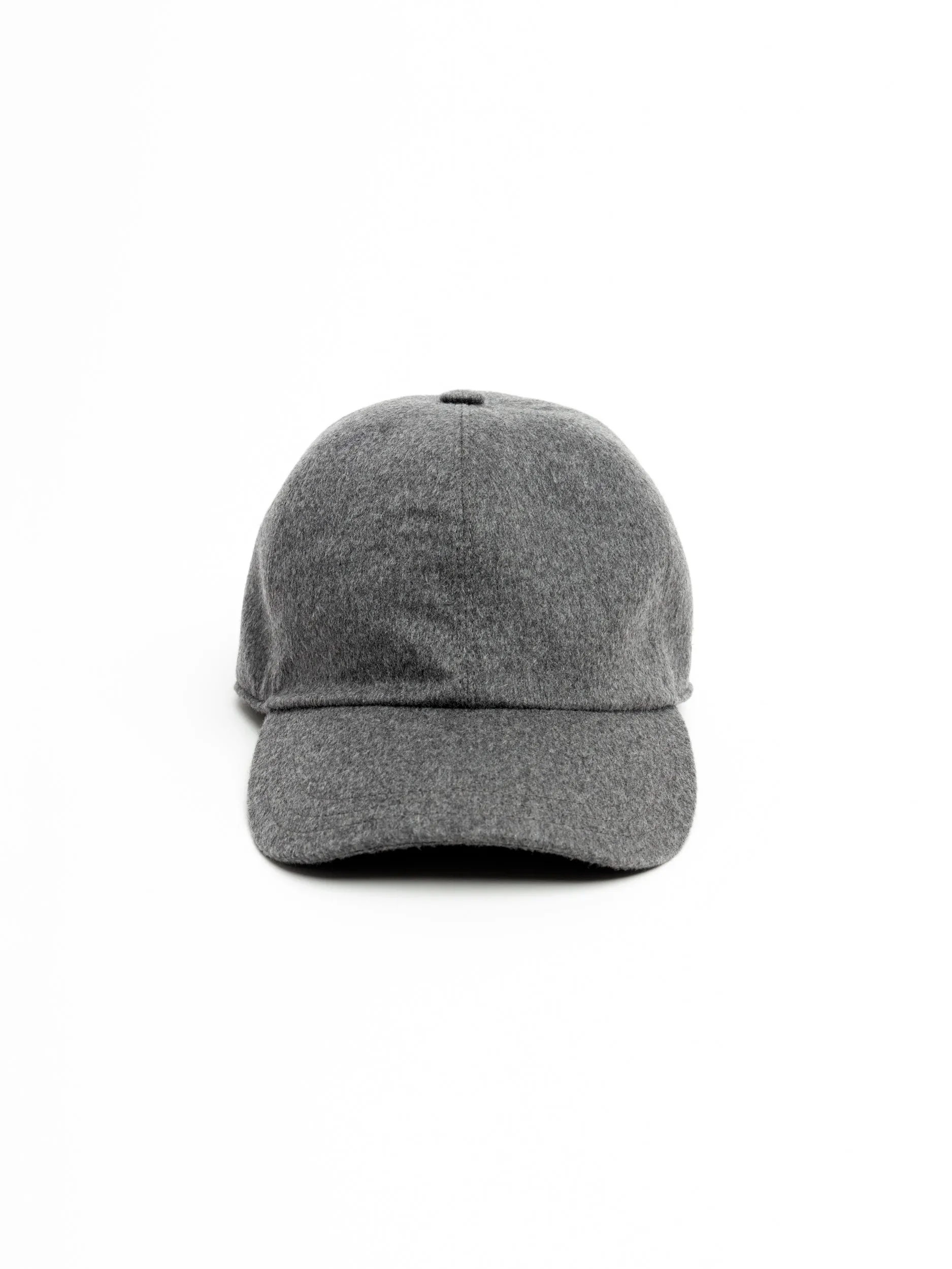 Dark Grey Oasi Cashmere Baseball Cap