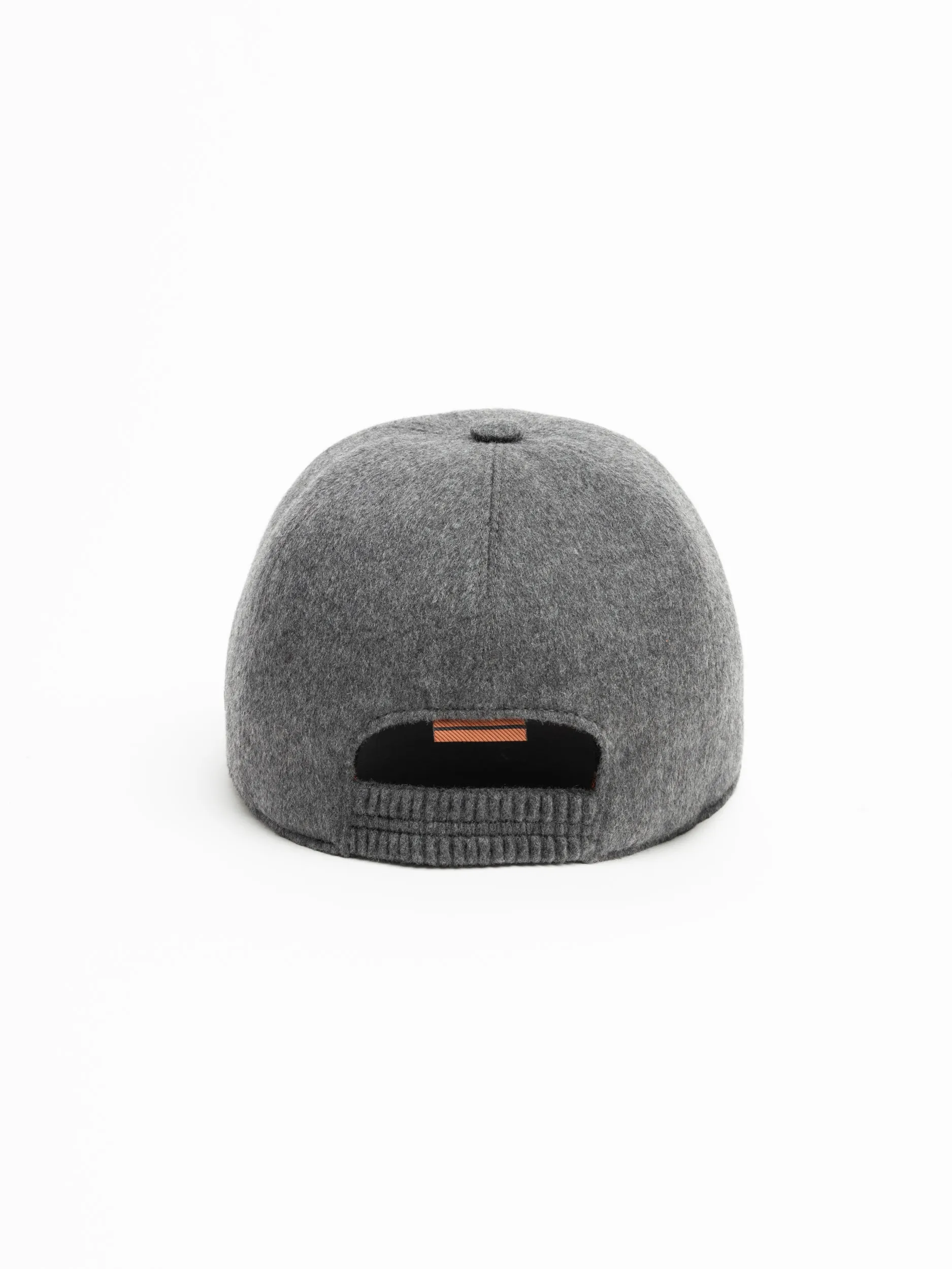 Dark Grey Oasi Cashmere Baseball Cap