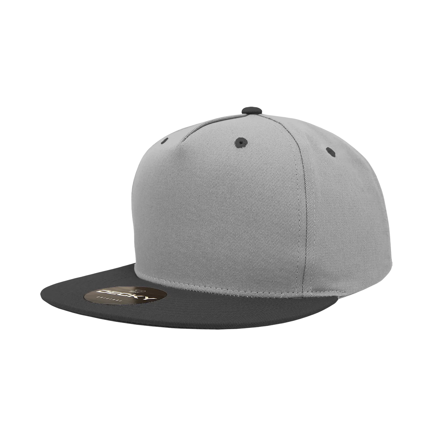 Decky 1064 5 Panel Flat Bill, Cotton Snapback Hats - CASE Pricing