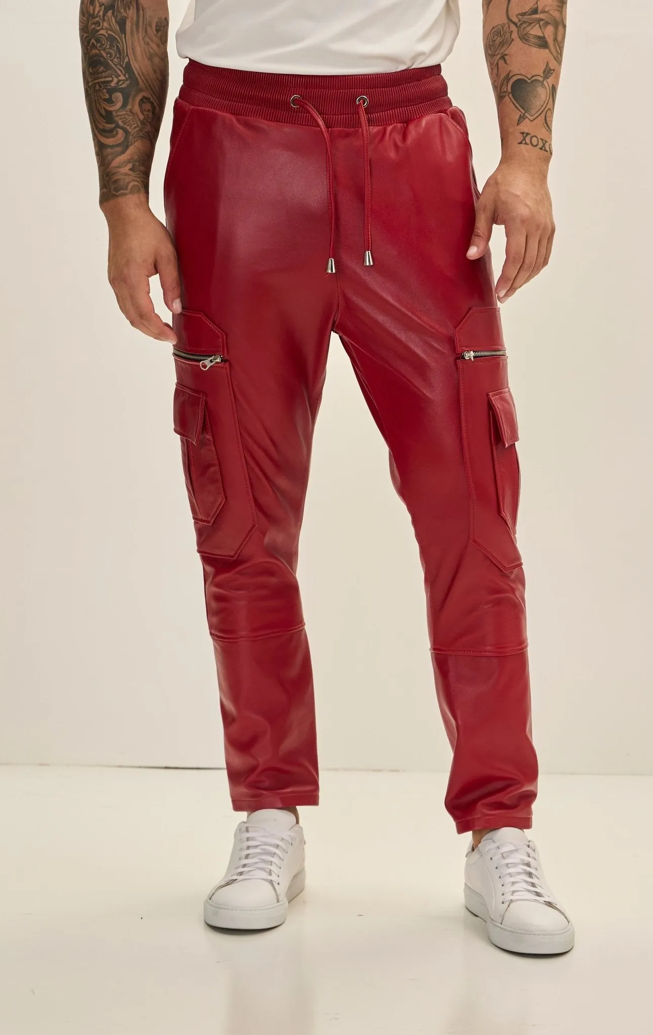 Destination Genuine Leather Jogger - Red