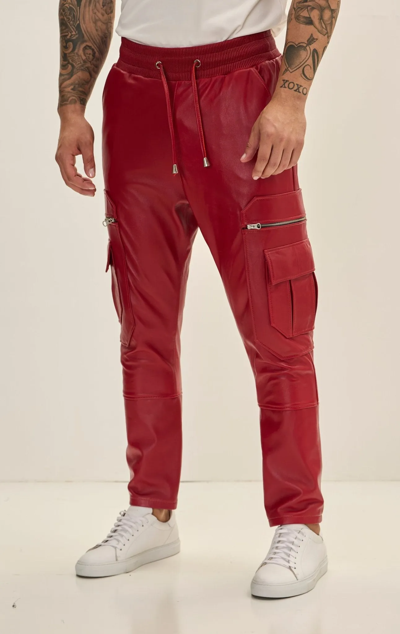 Destination Genuine Leather Jogger - Red