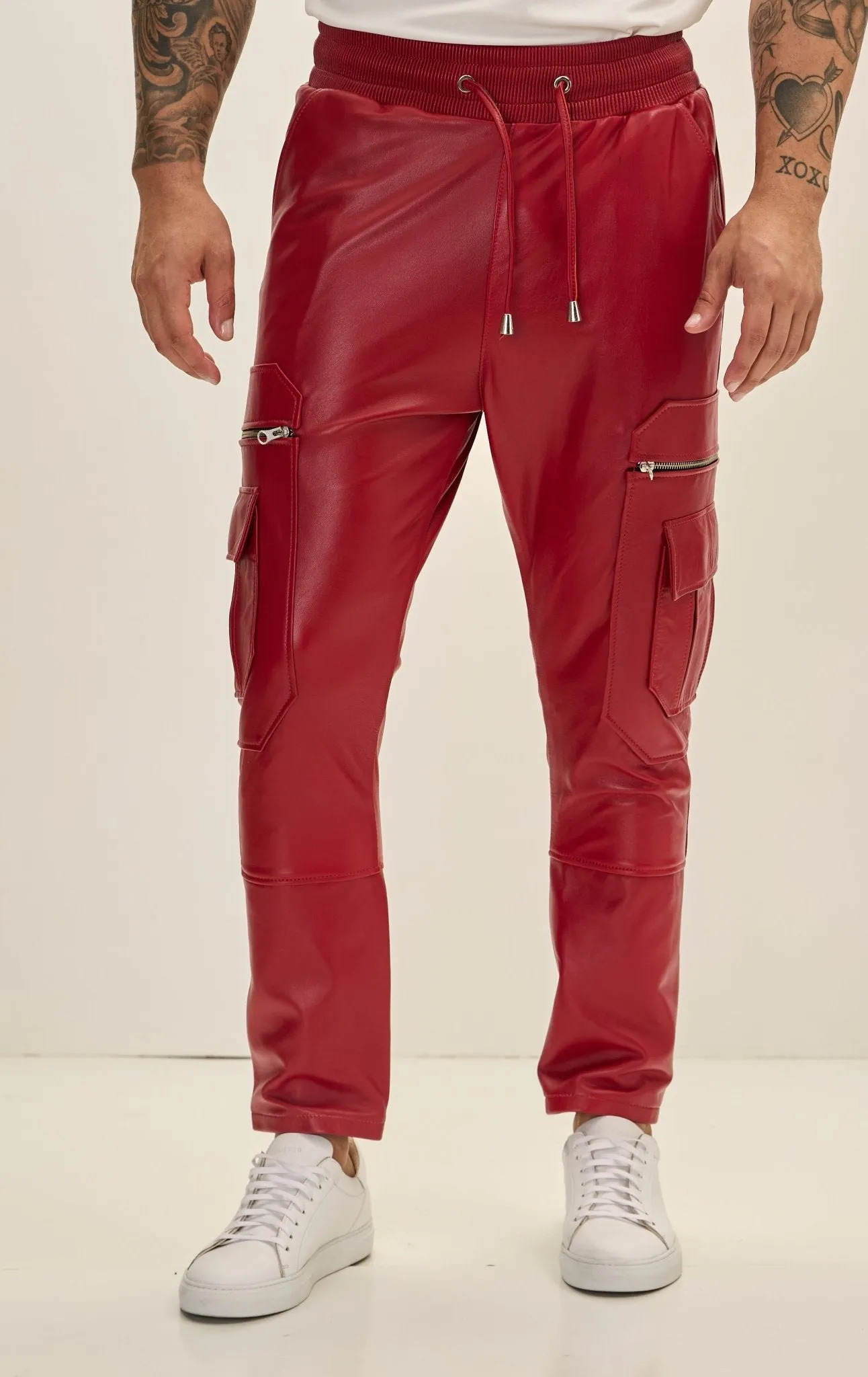 Destination Genuine Leather Jogger - Red