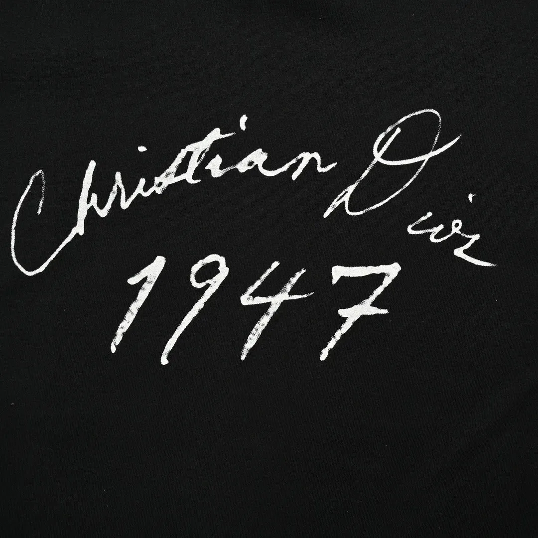 Dior 1947 Signature Black T-Shirt