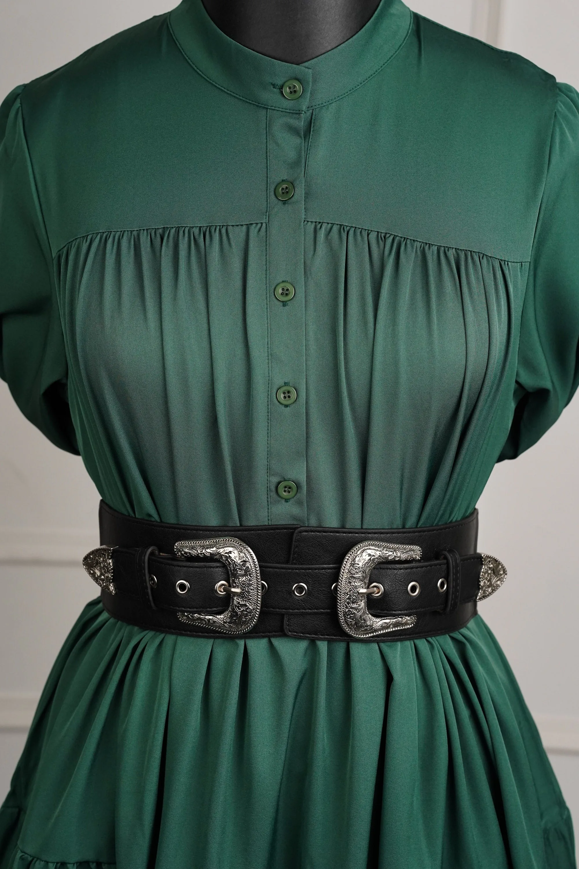 Double Buckle Elastic Belt