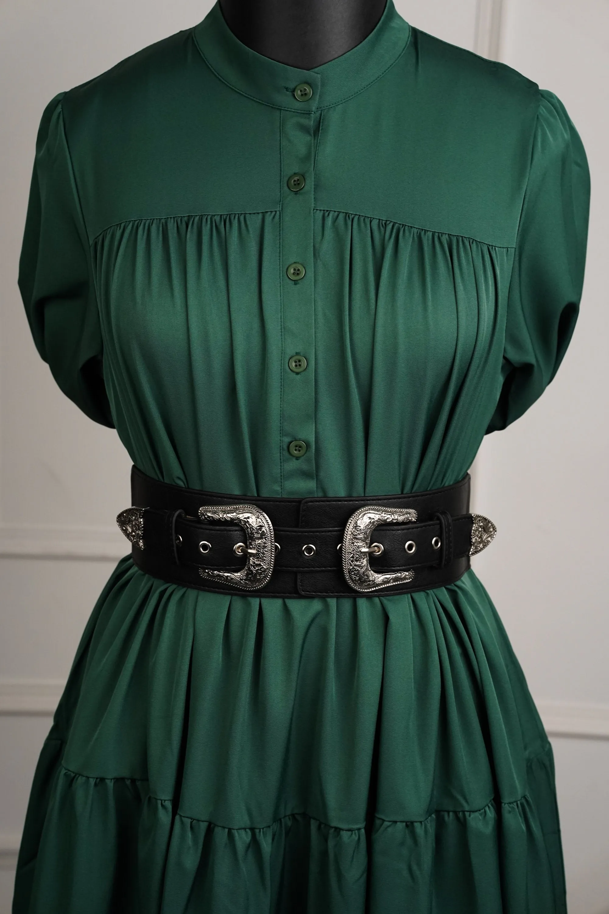 Double Buckle Elastic Belt