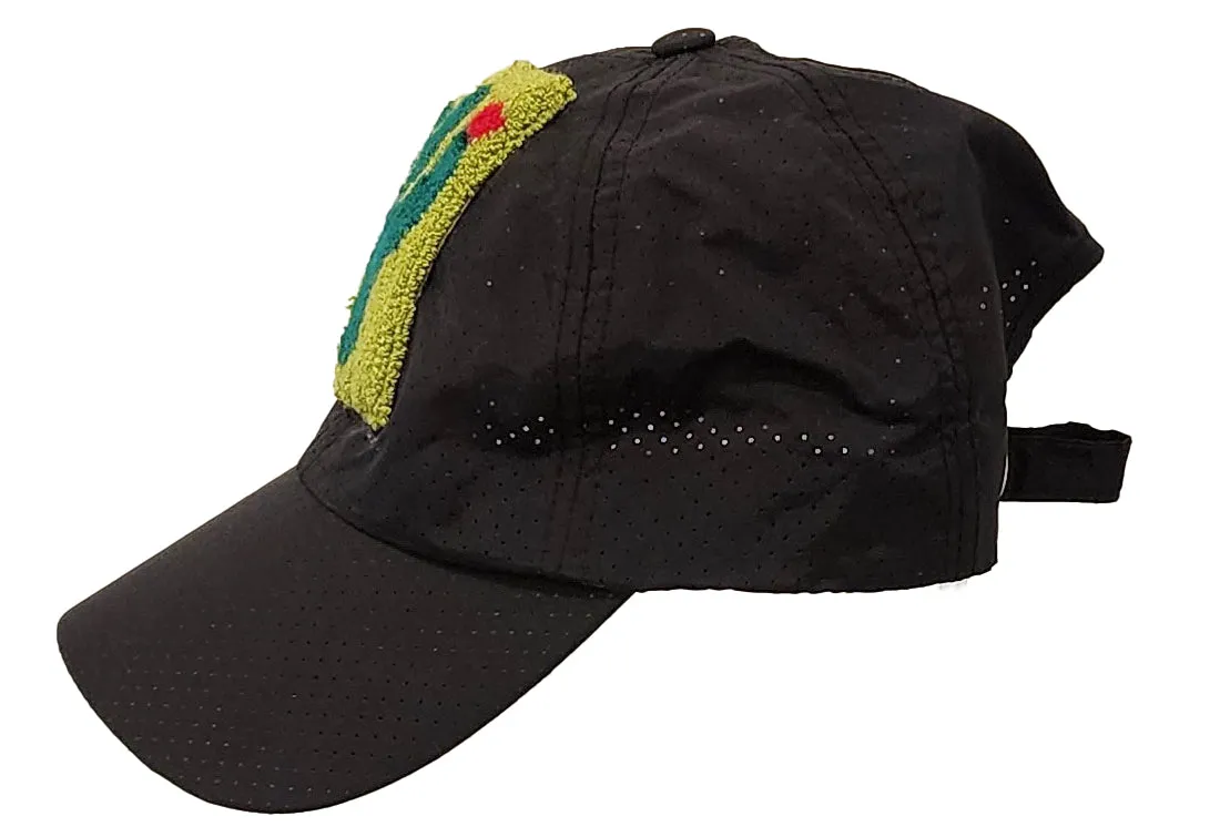 Emelia Baseball Cap With a Needle Punch Twist