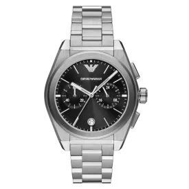 Emporio Armani Black Dial Analogue Watch AR11560