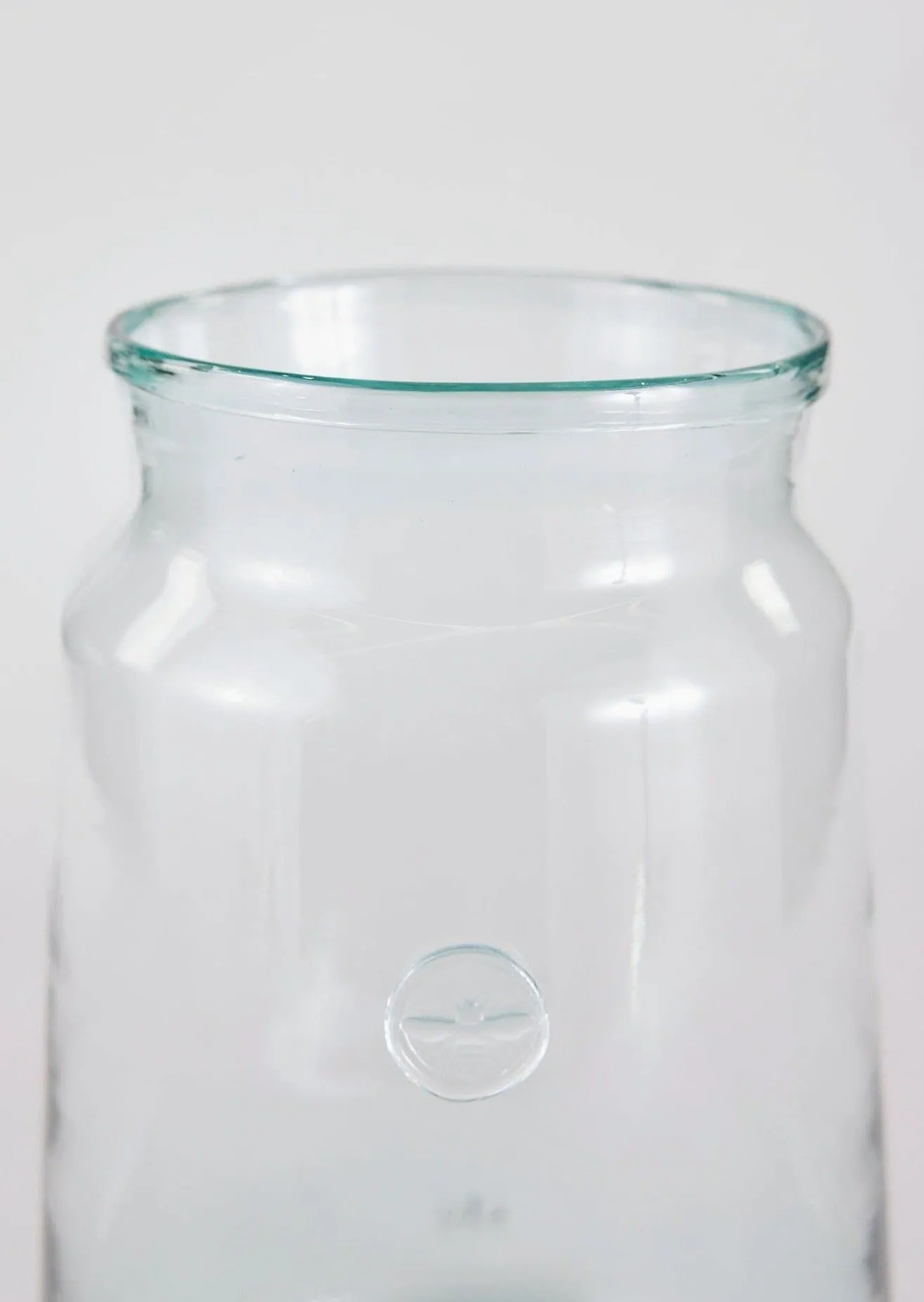 etúHOME Large French Mason Jar Vase - 14.25" Tall