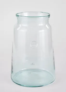 etúHOME Large French Mason Jar Vase - 14.25" Tall