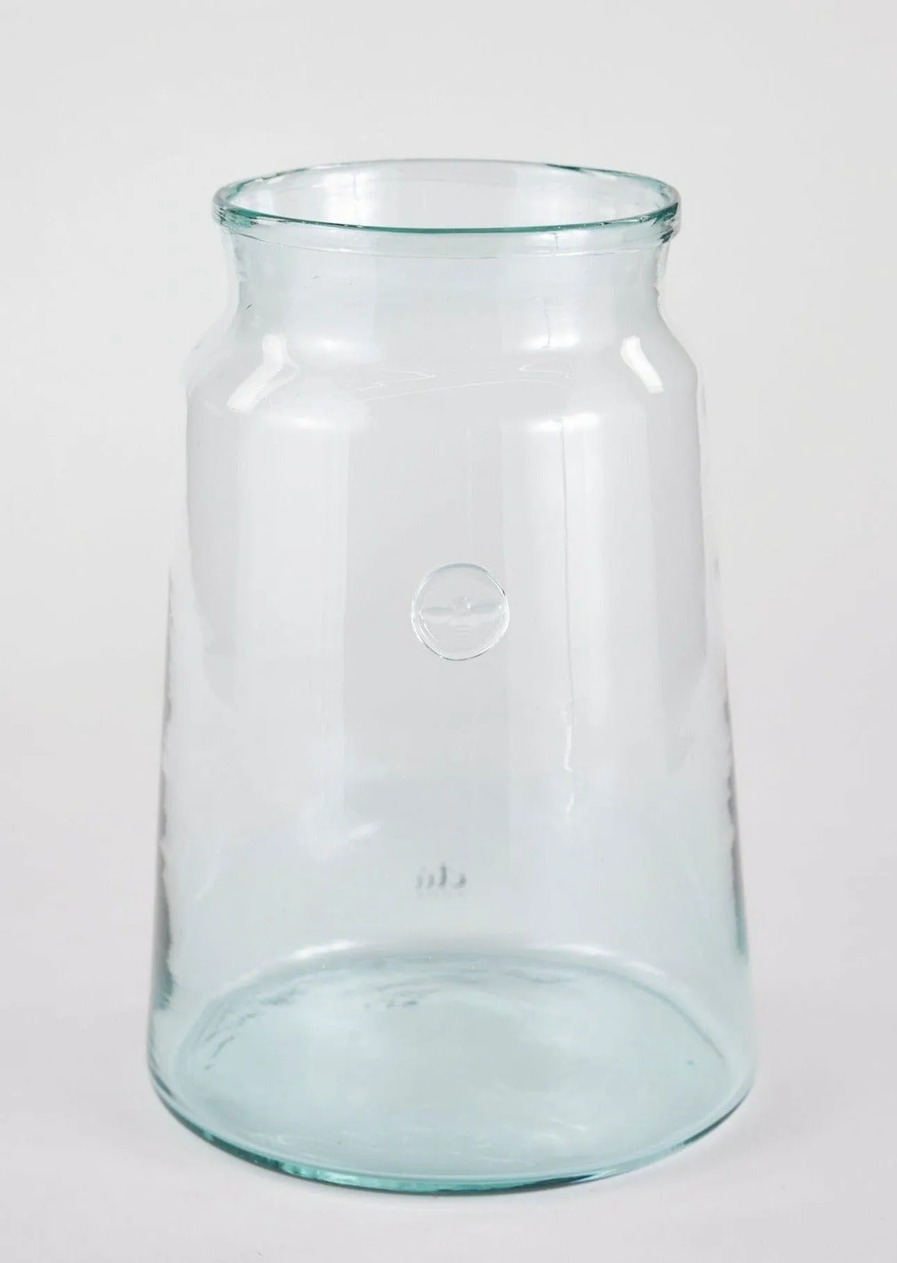 etúHOME Large French Mason Jar Vase - 14.25" Tall