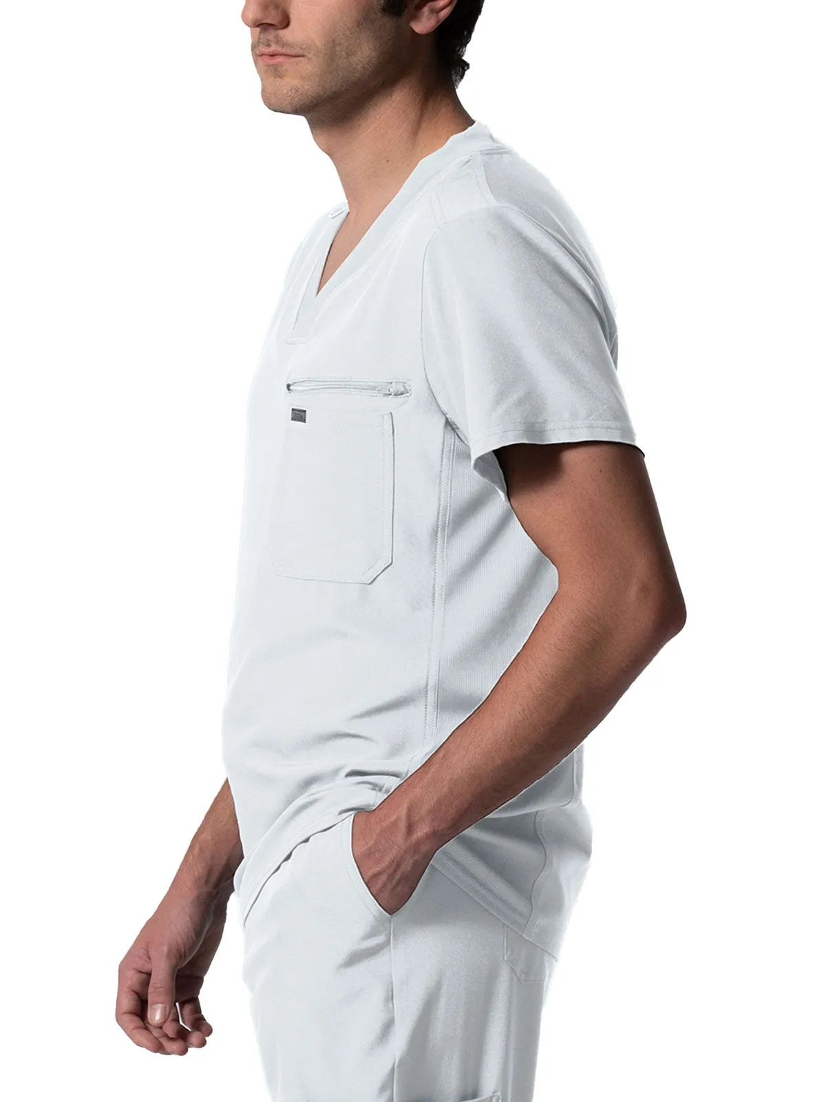 Forward - Men's 2 Pocket V Neck Scrub Top