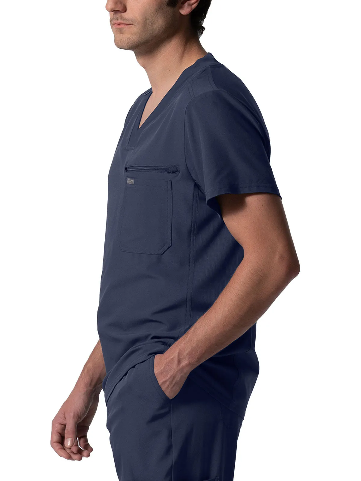 Forward - Men's 2 Pocket V Neck Scrub Top