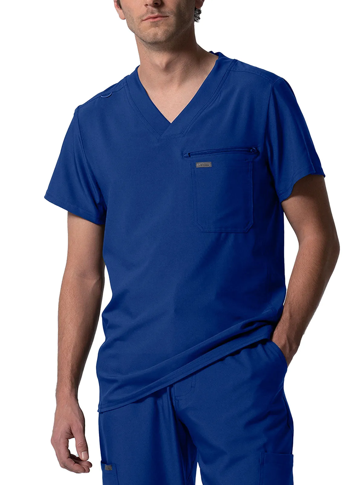 Forward - Men's 2 Pocket V Neck Scrub Top