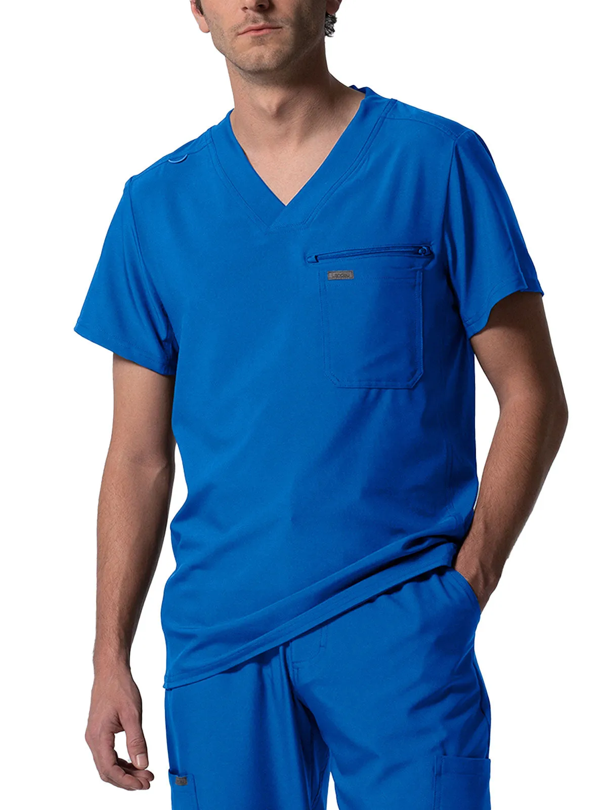 Forward - Men's 2 Pocket V Neck Scrub Top