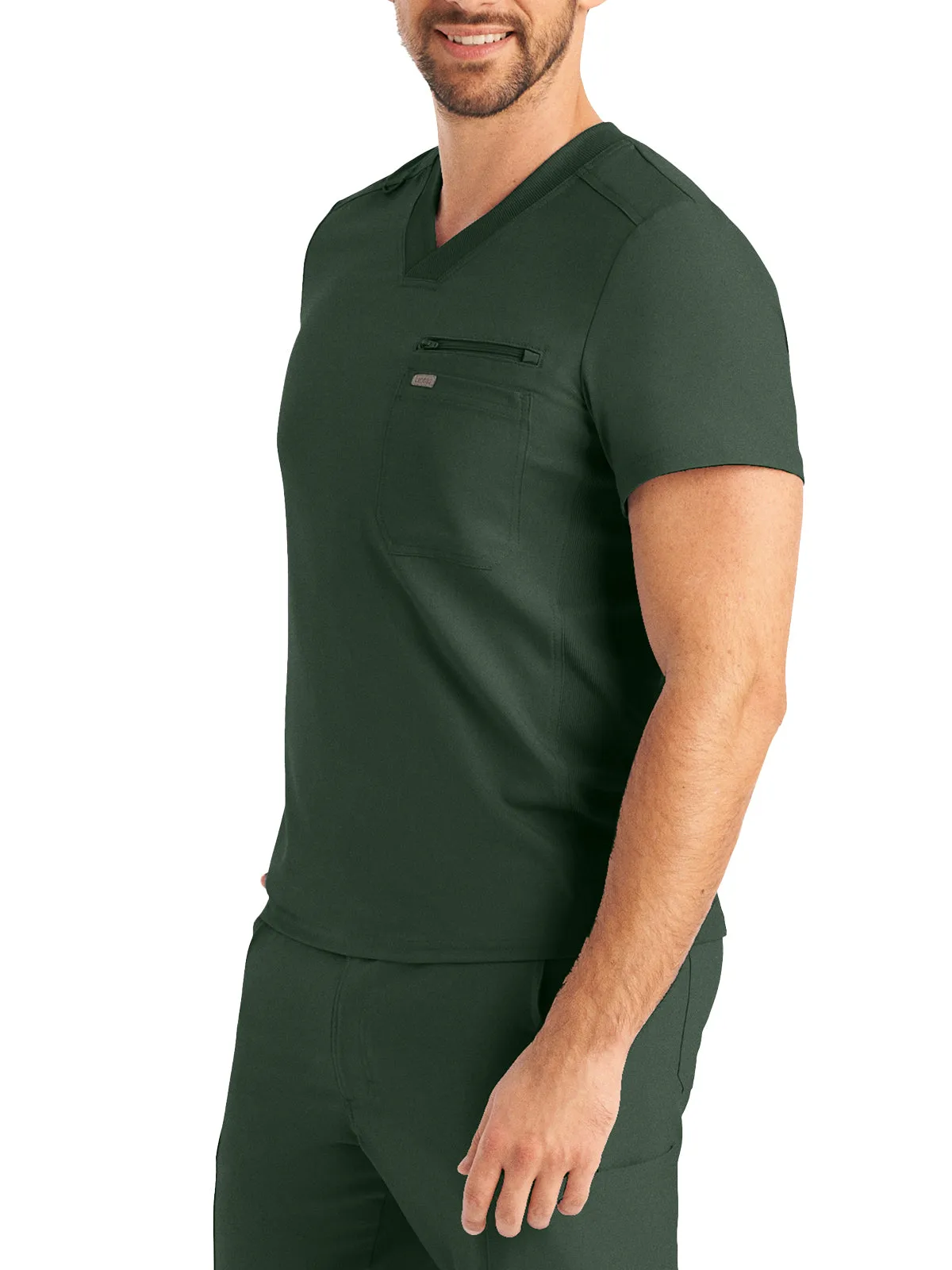 Forward - Men's 2 Pocket V Neck Scrub Top