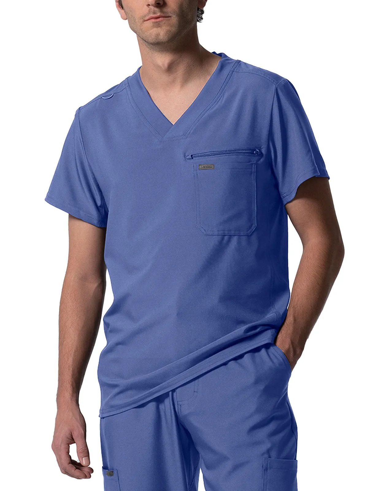 Forward - Men's 2 Pocket V Neck Scrub Top