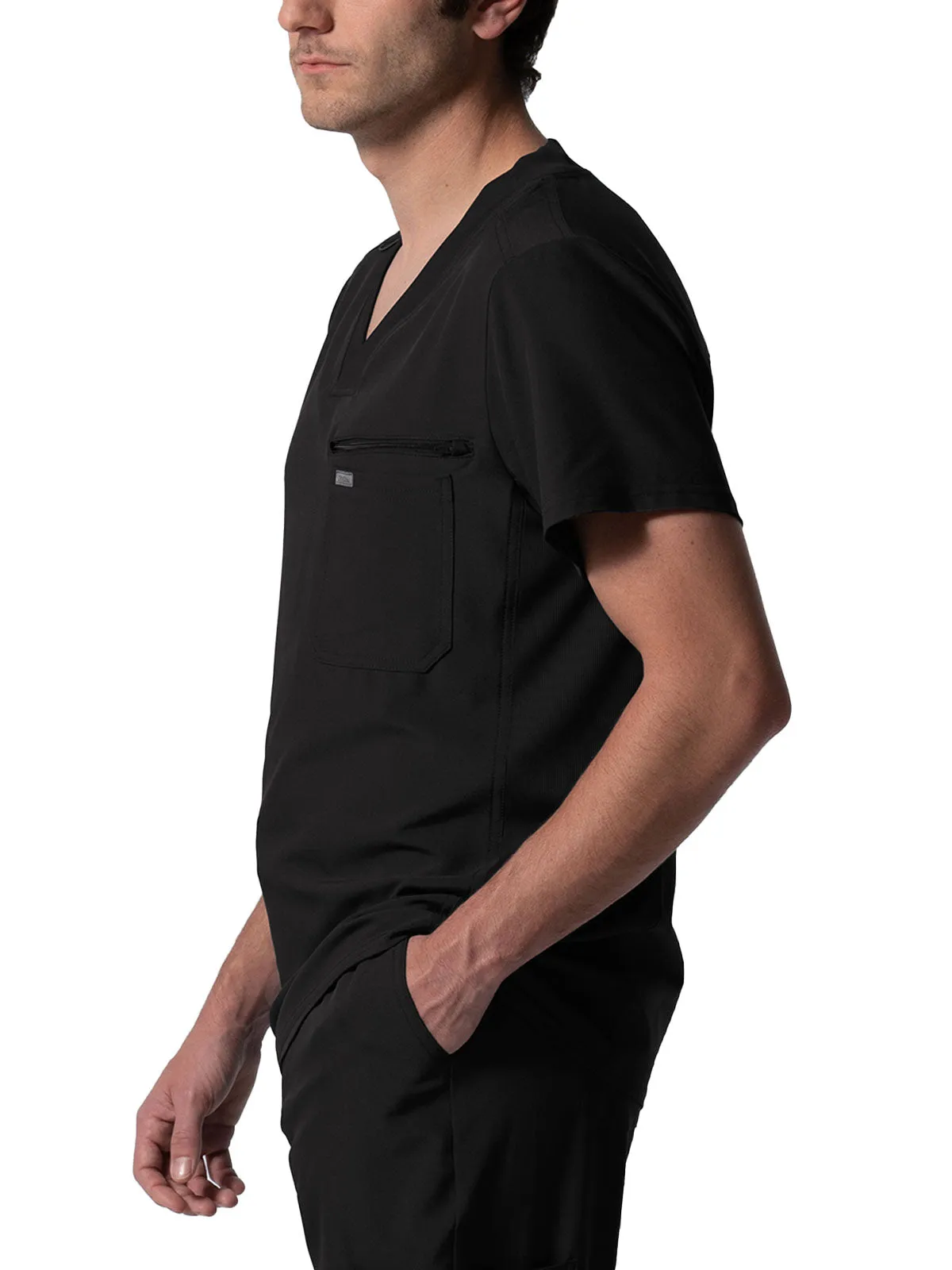 Forward - Men's 2 Pocket V Neck Scrub Top