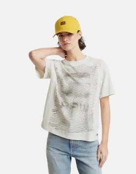 G-Star RAW Faux Embroidery White T-Shirt