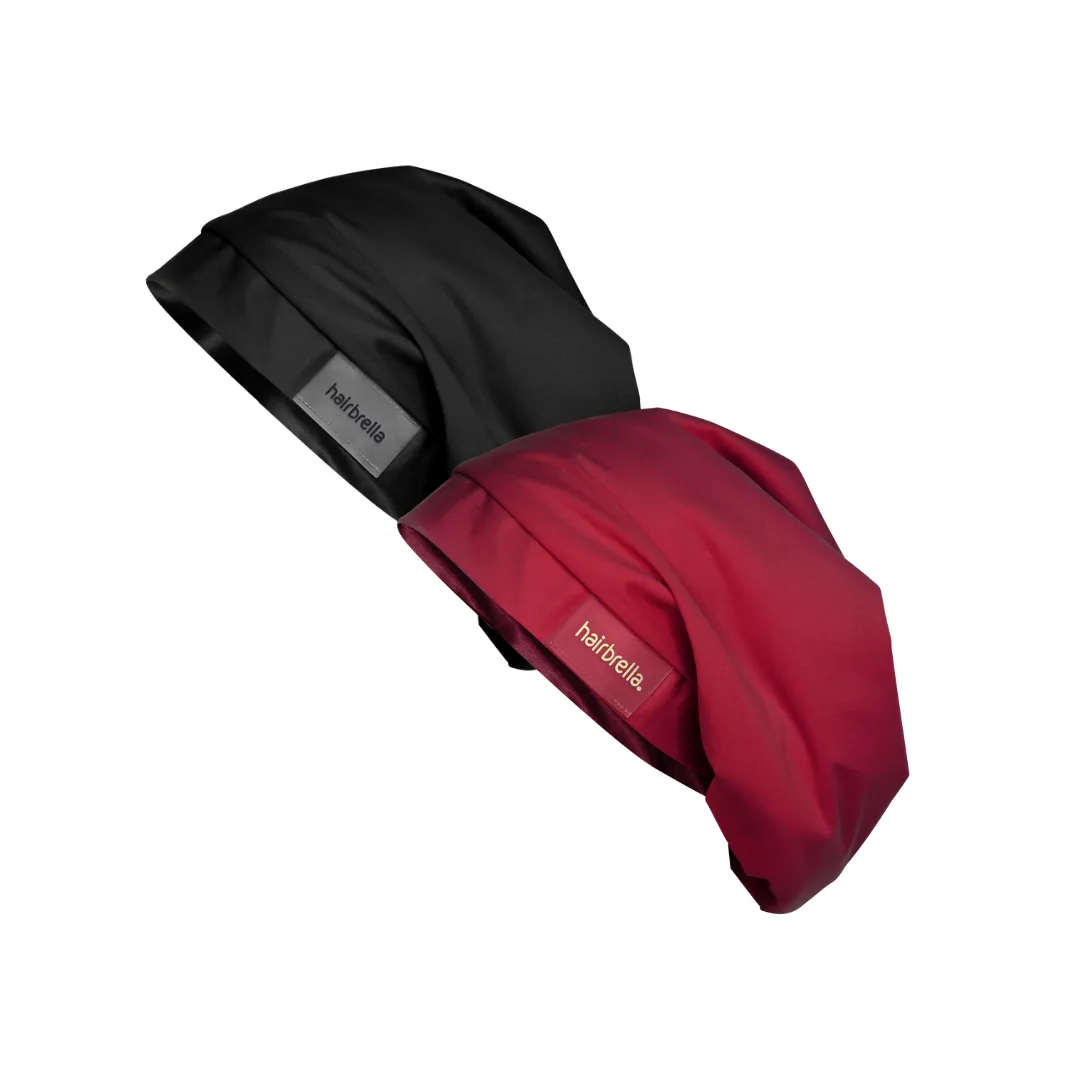 Hairbrella Lite Satin-Lined Rain Hat - Bundle (2)