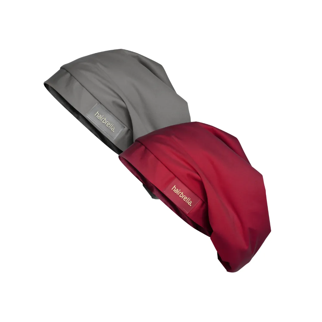 Hairbrella Lite Satin-Lined Rain Hat - Bundle (2)